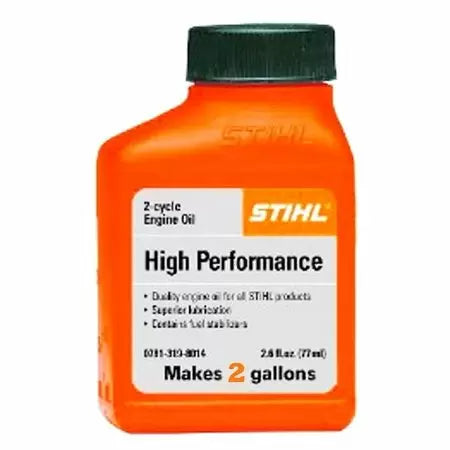 Stihl High Performance 2 Cycle Engine Oil 5.2 Fl Oz. makes 2 Gallons (2 Gallons)