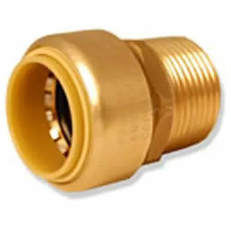 Probite 1” x 1” MNPT Straight Male Adapter Brass (1” x 1”)