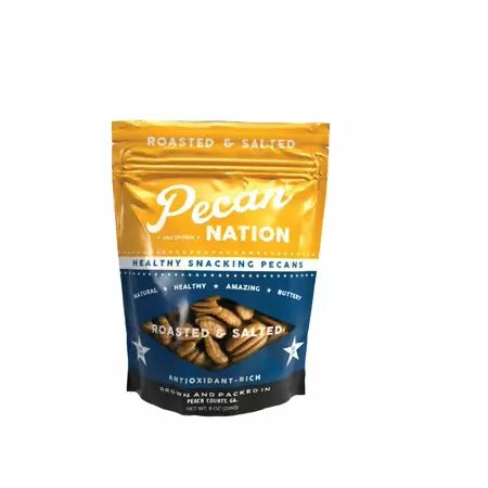 Pecan Nation Roasted And Salted Pecans 8 oz (8 oz)