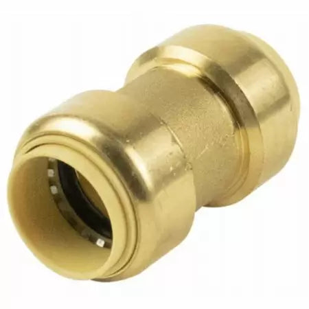 B & K Industries Brass Push-to-Connect Coupling  3/4 X 3/4 (3/4 X 3/4)