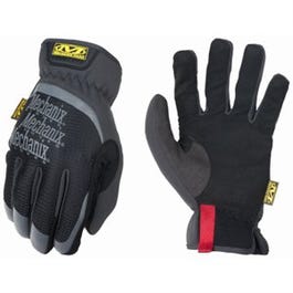 High-Dexterity Work Gloves, FastFit, Black & Gray, Men's M