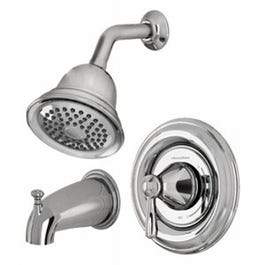Marquette Tub and Shower Faucet, Single-Handle Single-Spray, Polished Chrome