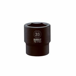 Metric Impact Socket, 6-Point, 3/4-In. Drive, 33mm