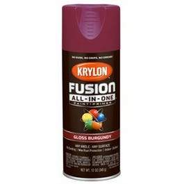 Fusion All-In-One Spray Paint + Primer, Gloss Burgundy, 12-oz.