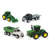 John Deere 4-Pc. Truck & Tractor Set