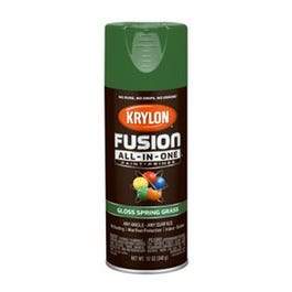 Fusion All-In-One Spray Paint + Primer, Gloss Grass Green, 12-oz.
