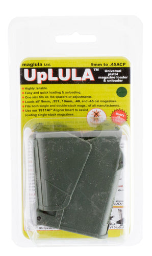 Maglula UP60DG Loader UpLULA 9mm, 45 ACP Dark Green