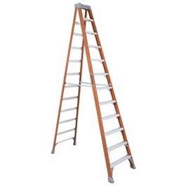 12-Ft. Step Ladder, Fiberglass, Type IA, 300-Lb. Duty Rating