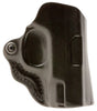 Desantis Gunhide 019BAL7Z0 Mini Scabbard  Black Leather Belt S&W M&P Compact 9,40 3.5 Right Hand