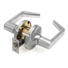 Passage Lever, Brushed Chrome, 2.75-In. Backset