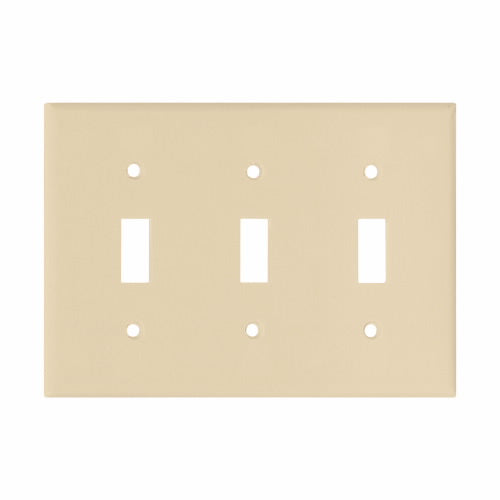 Eaton Cooper Wiring Toggle Wallplate, Ivory (Ivory)