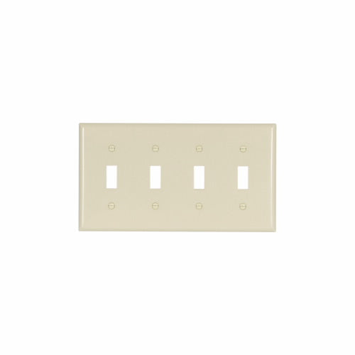 Eaton Cooper Wiring Toggle Wallplate, Ivory (Ivory)