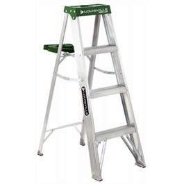 4-Ft. Step Ladder, Aluminum, Type II, 225-Lb. Duty Rating