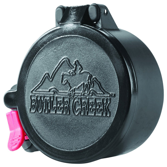 Butler Creek 33334 Multi-Flex Flip-Open Scope Cover Objective Lens 51.90-53.50mm Slip On Polymer Black