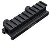 Truglo TG8980B Riser Mount Picatinny 0.75 For AR-15 Sytle Black Matte Anodized Finish 1 Piece