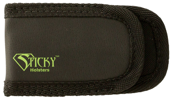 Sticky Holsters MAGPOUCH Mag Pouch Single IWB Latex Free Synthetic Rubber Black w/Green Logo