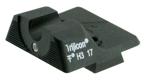 Wilson Combat 669T Vickers Elite Rear Battlesight Tritium Glock 9, 40 U-Notch Black  Parkerized