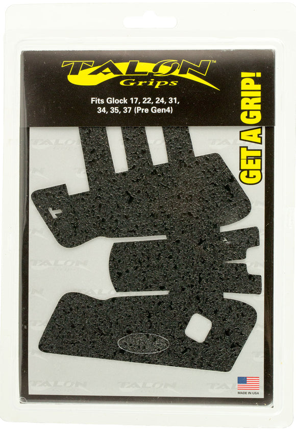 Talon Grips 103R Adhesive Grip  Glock 17,22,24,31,34,35,37 Gen3 Textured Black Rubber