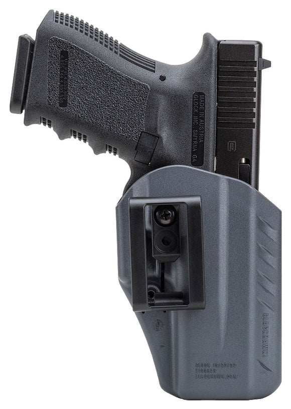 Blackhawk 417502UG A.R.C. Urban Gray Polymer IWB Compatible With Glock 19,23,32 Ambidextrous