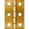 2-Pk., 2 x 1-3/8-In. Broad Hinges, Light-Duty, Antique Brass