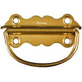 Chest Handle, Bright Brass, 3-1/2-In., 2-Pk.