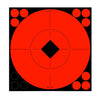 Birchwood Casey 33916 Target Spots  Self-Adhesive Paper 8 Bullseye Black Target Sheet w/Orange Target 8 Per Pack