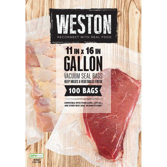 Weston Gallon 11 X 16 Vacuum Bags (100 Count) (11