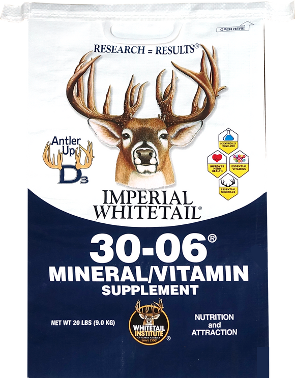 Whitetail Institute 30-06 Mineral/Vitamin Supplement  20 lbs (20 lbs)