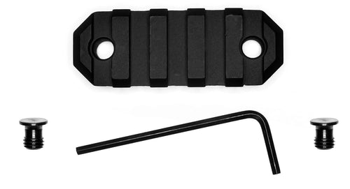 Grovtec US Inc GTSW227 Picatinny Rail KeyModBlack Hardcoat Anodized