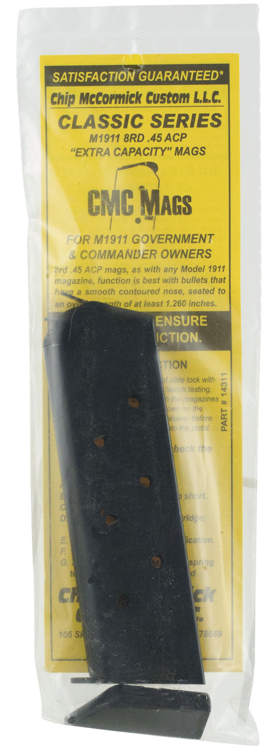 CMC Products 14311 1911 Classic  45 ACP 1911 Government 8rd Black Oxide Detachable