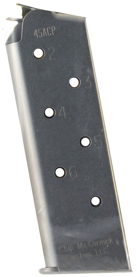 CMC Products 14120 1911 Match Grade Compact 45 ACP 1911 Officer 7rd Stainless Detachable