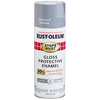 Rust-Oleum Protective Enamel Spray Paint (Gloss Smoke Gray, 12 oz)