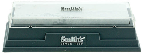 Smiths Products MBS6 Arkansas Bench Stone 6 Medium Arkansas Stone Sharpener Plastic Handle Gray