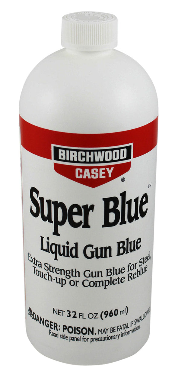 Birchwood Casey 13432 Super Blue Liquid Gun Blue 32 oz Bottle