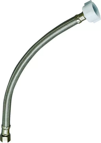 Plumb Pak Stainless Steel Toilet Supply Tube, 3/8x 7/8 X 9 (3/8x 7/8 X 9)