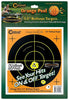 Caldwell 550010 Orange Peel  Self-Adhesive Paper 5.50 Bullseye Orange Target Paper w/Black Target 10 Per Pack