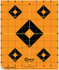 Caldwell 522357 Orange Peel Sight-In Self-Adhesive Paper 8 5-Diamond Orange Target Paper w/Black Target 5 Per Pack