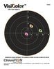 Champion Targets 45824 VisiColor  Bullseye Hanging Paper Target 8.50 x 11 10 Per Pack