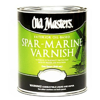 Old Masters 92301 Exterior Oil-Based Spar Marine Varnish, Clear Satin Finish ~ Gallon