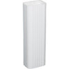 Gutter Downspout, White Aluminum, 3 x 4-In. x 10-Ft.