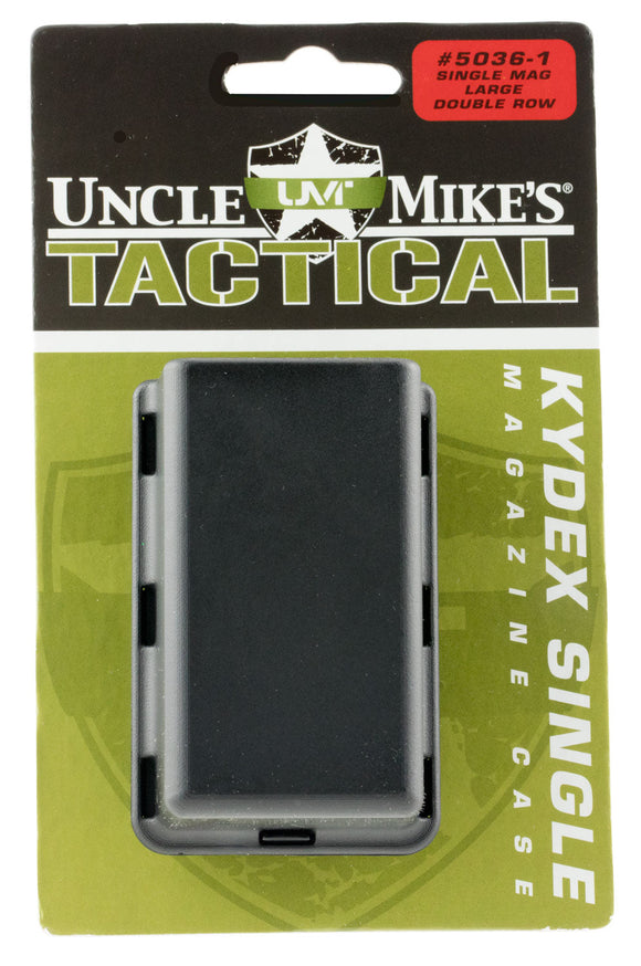 Uncle Mikes 50361 Kydex Single 10mm/45ACP Double Stack Kydex Black