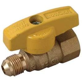 Gas Valve, Straight, 3/8 O.D. x 1/2-In. FPT