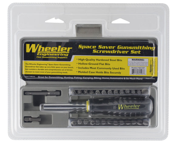Wheeler 664507 Space-Saver Screwdriver Set Space-Saver Screwdriver Set