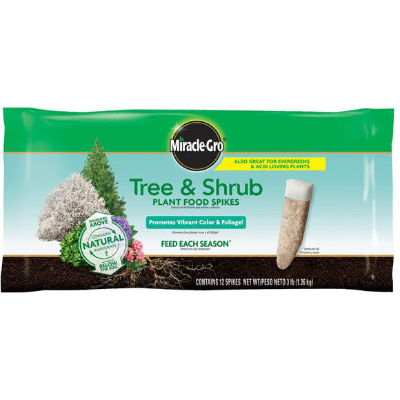 Miracle-Gro® Tree & Shrub Plant Food Spikes 3 lb (3 lb)