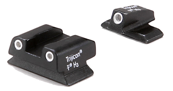 Trijicon 600033 Bright & Tough Night Sights Beretta Px4 Tritium Green w/White Outline Black