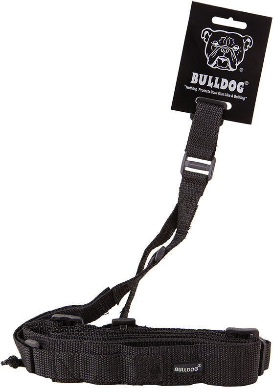 Bulldog BD825 Tactical Sling Adjustable 3 Point Black Nylon Webbing