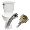 Fluidmaster Toilet Water Supply Connector 3/8 x 7/8 x 12 (3/8 x 7/8 x 12)
