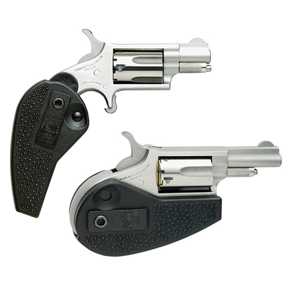 NAA GHGLC Folding Holster Grip  NAA Short, LR Mini Revolver Black Polymer Grip Only