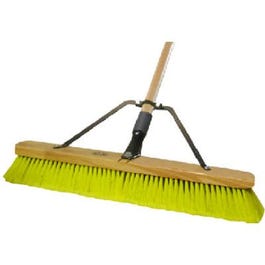 24-Inch JobSite Indoor/Outdoor Pushbroom