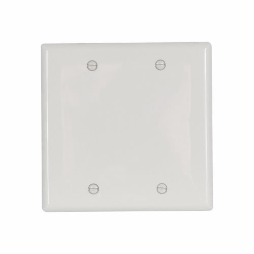 Eaton Cooper Wiring Blank Wallplate, White (White)
